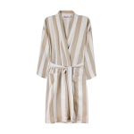 Hammam-stijl badjas van gerecycled katoen met L/XL-pasvorm 200 g/m² kleur beige