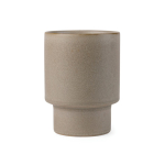Mok van gerecycleerde klei met Scandinavisch design 300ml kleur beige