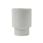 Mok van gerecycleerde klei met Scandinavisch design 300ml kleur gebroken wit
