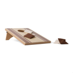 Cornhole-spel van hout met zakjes, ideaal voor buiten kleur bruin tweede weergave