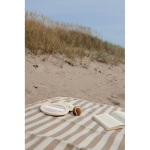 Houten spel met klittenbandbatjes en bal, inclusief tas kleur bruin sfeer weergave