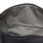 Waterafstotende weekendtas met reisformaat kleur zwart zesde weergave