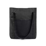 Milieuvriendelijke tote bag met elegant design en handvat kleur zwart