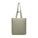 Tas met ritssluiting van gerecycled canvas met gewicht van 400 g/m² kleur groen
