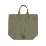 Tas met ritssluiting van gerecycled canvas met gewicht van 400 g/m² kleur groen vierde weergave