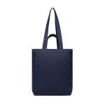 Tas met ritssluiting van gerecycled canvas met gewicht van 400 g/m² kleur marineblauw