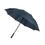 Handmatige opvouwbare stormparaplu van pongeestof 190T Ø120 kleur marineblauw