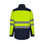 Extra grote softshell fleece werkjas bedrukken 280 g/m² Velilla kleur geel