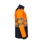 Extra grote softshell fleece werkjas bedrukken 280 g/m² Velilla kleur oranje vierde weergave