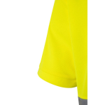 Werkpolo van polyester met birdseye-patroon 140 g/m² Velilla kleur geel zesde weergave