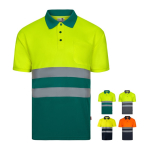 Werkpolo van polyester met birdseye-patroon 140 g/m² Velilla diverse kleuren