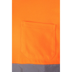 Tweekleurige werkpolo met jouw logo 150 g/m² Velilla kleur oranje vijfde weergave