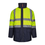 Grote werkjas 4-in-1 met polyester coating 180 g/m² Velilla kleur geel tweede weergave