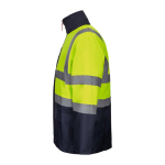 Grote werkjas 4-in-1 met polyester coating 180 g/m² Velilla kleur geel derde weergave