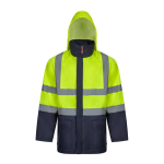 Grote werkjas 4-in-1 met polyester coating 180 g/m² Velilla kleur geel vijfde weergave