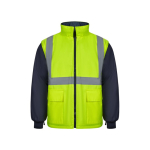 Grote werkjas 4-in-1 met polyester coating 180 g/m² Velilla kleur geel zesde weergave