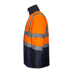 Grote werkjas 4-in-1 met polyester coating 180 g/m² Velilla kleur oranje derde weergave