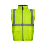 Werkjas 4-in-1, tweekleurig, van polyester 180 g/m² Velilla kleur geel zevende weergave