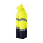 Extra grote werkjas van polyester met logo 190 g/m² Velilla kleur geel derde weergave