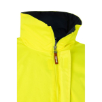 Extra grote werkjas van polyester met logo 190 g/m² Velilla kleur geel vijfde weergave