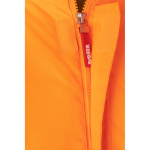 Extra grote werkjas van polyester met logo 190 g/m² Velilla kleur oranje vijfde weergave