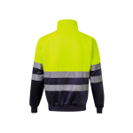 Werktrui van fleecestof, van polyester 300 g/m² Velilla kleur geel