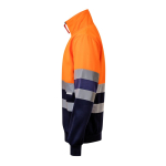 Werktrui van fleecestof, van polyester 300 g/m² Velilla kleur oranje derde weergave