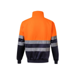 Werktrui van fleecestof, van polyester 300 g/m² Velilla kleur oranje