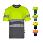 Tweekleurig werk shirt van piqué met logo 150 g/m² Velilla diverse kleuren