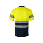 Extra groot werk-T-shirt met hoge zichtbaarheid 140 g/m² Velilla kleur geel