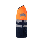 Extra groot werk-T-shirt met hoge zichtbaarheid 140 g/m² Velilla kleur oranje derde weergave