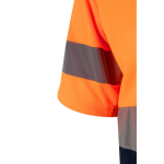 Extra groot werk-T-shirt met hoge zichtbaarheid 140 g/m² Velilla kleur oranje zesde weergave