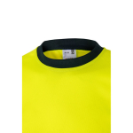 T-shirt van polyester met hoge zichtbaarheid 140 g/m² Velilla kleur geel vijfde weergave