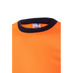 T-shirt van polyester met hoge zichtbaarheid 140 g/m² Velilla kleur oranje vijfde weergave