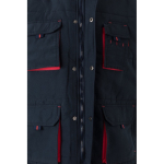 Werkvest met meerdere zakken, van polyester, 120 g/m² Velilla kleur rood vijfde weergave