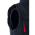 Werkvest met meerdere zakken, van polyester, 120 g/m² Velilla kleur rood zesde weergave