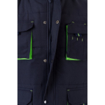 Werkvest met meerdere zakken, van polyester, 120 g/m² Velilla kleur groen vijfde weergave