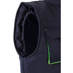 Werkvest met meerdere zakken, van polyester, 120 g/m² Velilla kleur groen zesde weergave