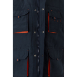 Werkvest met meerdere zakken, van polyester, 120 g/m² Velilla kleur oranje vijfde weergave