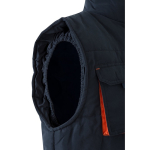 Werkvest met meerdere zakken, van polyester, 120 g/m² Velilla kleur oranje zesde weergave