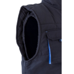 Werkvest met meerdere zakken, van polyester, 120 g/m² Velilla kleur lichtblauw zesde weergave