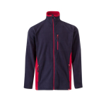 Fleece werkjas van polyester met zakken 220 g/m² Velilla kleur rood tweede weergave