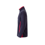 Fleece werkjas van polyester met zakken 220 g/m² Velilla kleur rood derde weergave