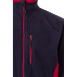 Fleece werkjas van polyester met zakken 220 g/m² Velilla kleur rood vijfde weergave