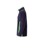 Fleece werkjas van polyester met zakken 220 g/m² Velilla kleur groen derde weergave