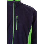 Fleece werkjas van polyester met zakken 220 g/m² Velilla kleur groen vijfde weergave