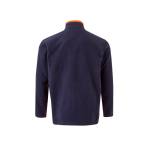 Fleece werkjas van polyester met zakken 220 g/m² Velilla kleur oranje