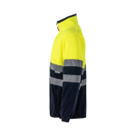 Extra grote softshell werkjas van polyester 280 g/m² Velilla kleur geel derde weergave