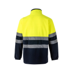 Extra grote softshell werkjas van polyester 280 g/m² Velilla kleur geel