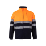 Extra grote softshell werkjas van polyester 280 g/m² Velilla kleur oranje tweede weergave